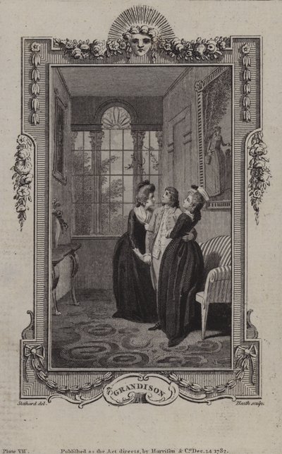 Scene from The History of Sir Charles Grandison by English School