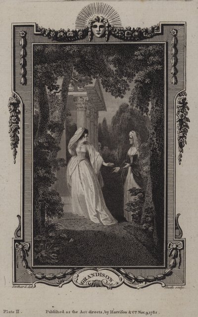 Scene from The History of Sir Charles Grandison by English School