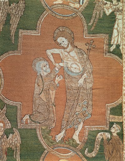 Scene from the Life of Christ (detail) by English School