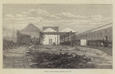 Scene of the Railway Accident at Wigan by English School