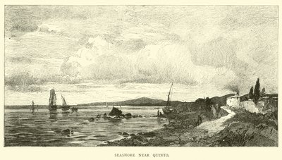 Seashore Near Quinto by English School