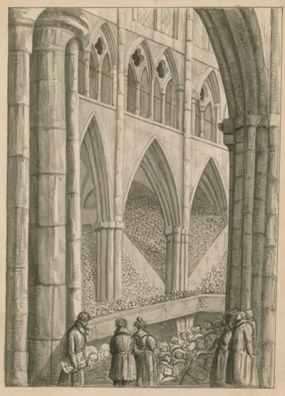 Second Handel Commemoration Festival, 24 June 1834 by English School