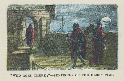 Sentinels in the Olden Time by English School