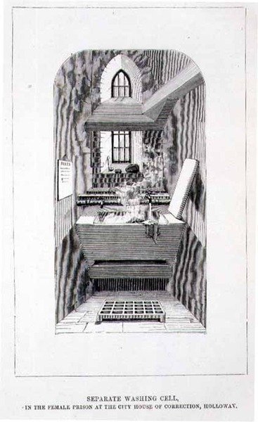 Separate Washing Cell in the Female Prison at the City House of Correction, Holloway, from 