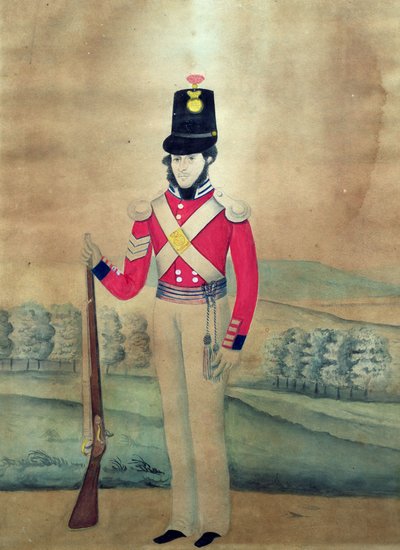 Sergeant, British Army, c.1815 by English School