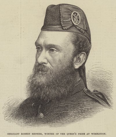 Sergeant Robert Menzies, Winner of the Queen