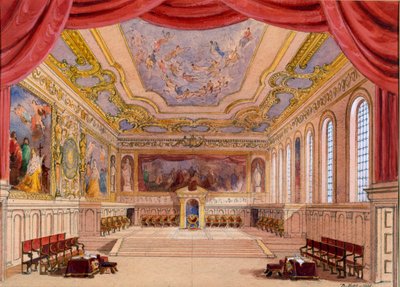 Set Design for The Merchant of Venice by William Shakespeare, 1858 by English School
