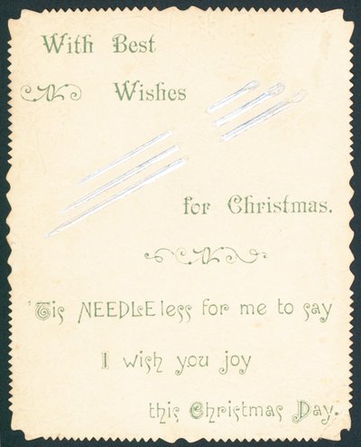 Sewing Needles by English School