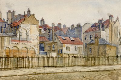 Shaftesbury Avenue, between Nassau Street (now Gerrard Place) and Dean Street by English School