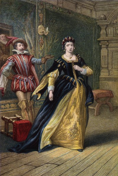 Shakespeare, Taming of the Shrew, Act II, Scene 1 by English School