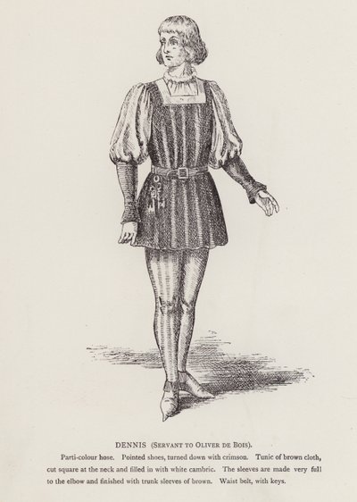 As You Like It: Dennis, Servant to Oliver De Bois by English School