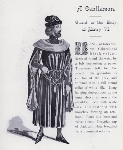 King Richard III: A Gentleman, Guard to the Body of Henry VI by English School