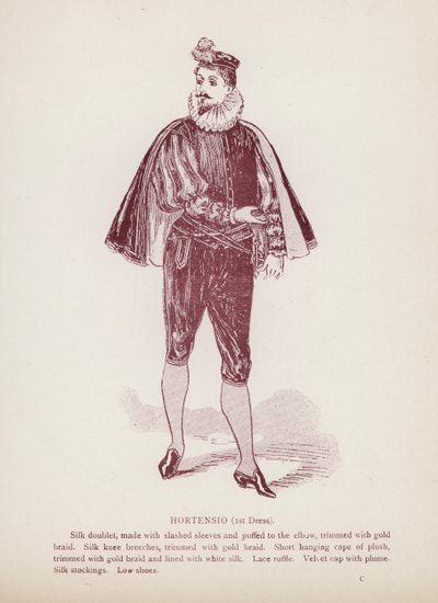 The Taming of the Shrew: Hortensio by English School
