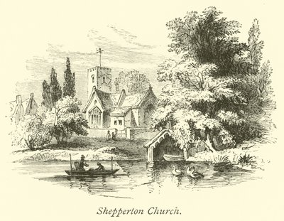 Shepperton Church by English School