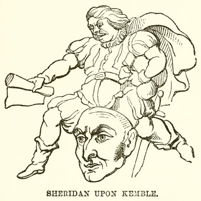 Sheridan upon Kemble by English School