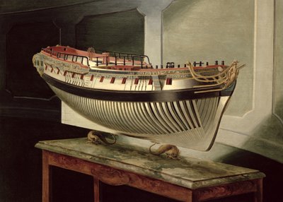 Ship Portrait, of a 36- or 38- gun frigate, c.1775 by English School