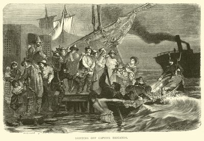 Shipping off Captive Brigands by English School