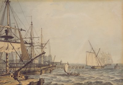 Shipping off the Mouth of the River Hull by English School