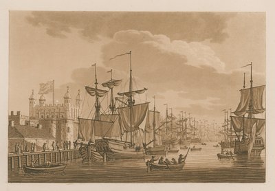 Ships and Boats on the Thames by English School