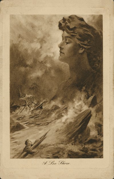 Shipwrecked Survivors Struggling Towards a Lee Shore by English School