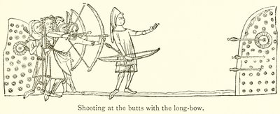 Shooting at the Butts with the Long-Bow by English School