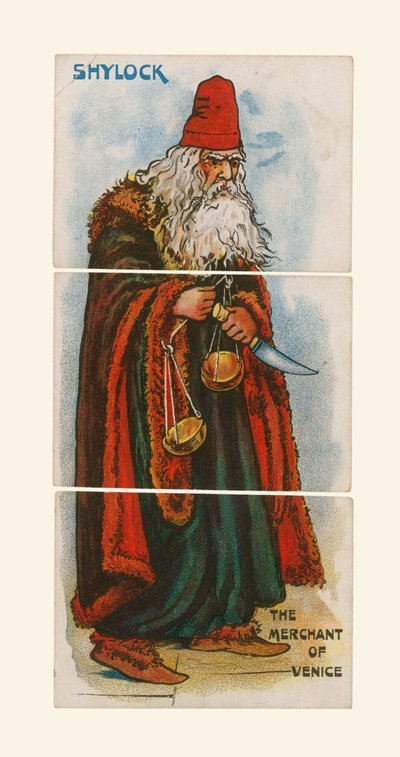 Shylock, The Merchant of Venice by English School
