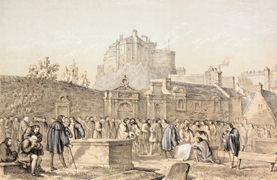 Signing the Covenant in Greyfriars Churchyard, Edinburgh in 1638, from 