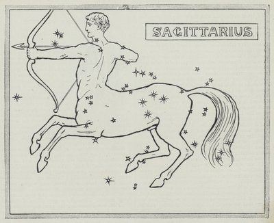 Signs of the zodiac: Sagittarius by English School