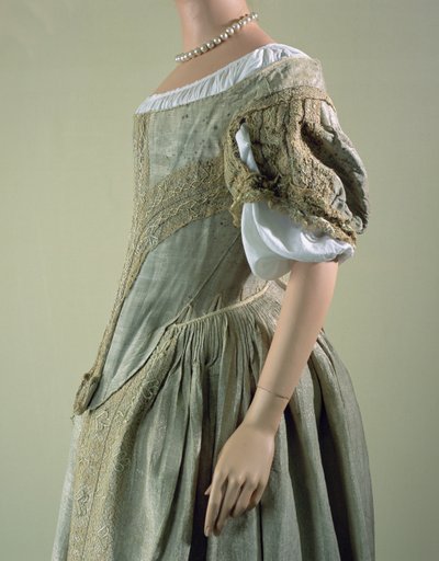 Silver-Tissue Dress, 1660s by English School