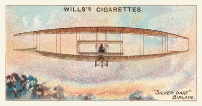 Silver Dart Biplane by English School