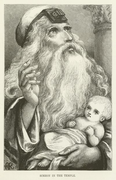 Simeon in the Temple by English School