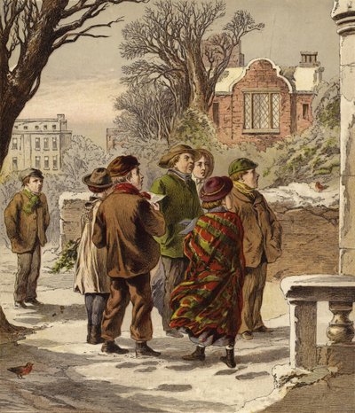 Singing Carols by English School