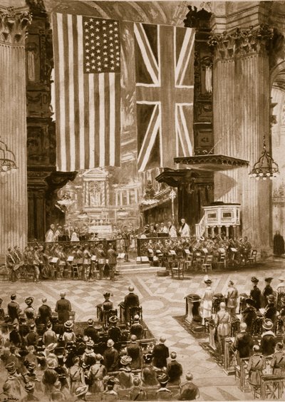 Singing the American National Anthem at St. Paul
