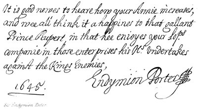 Sir Endymion Porter by English School