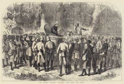Sir Garnet Wolseley receiving News from the Front by English School