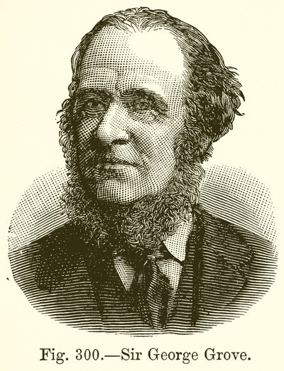Sir George Grove by English School