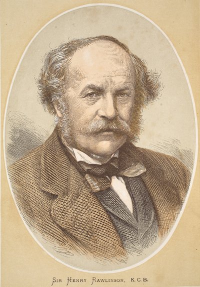 Sir Henry Rawlinson, illustration from The Pictorial Edition of the Life and Discoveries of David Livingstone by J. Ewing Richie by English School