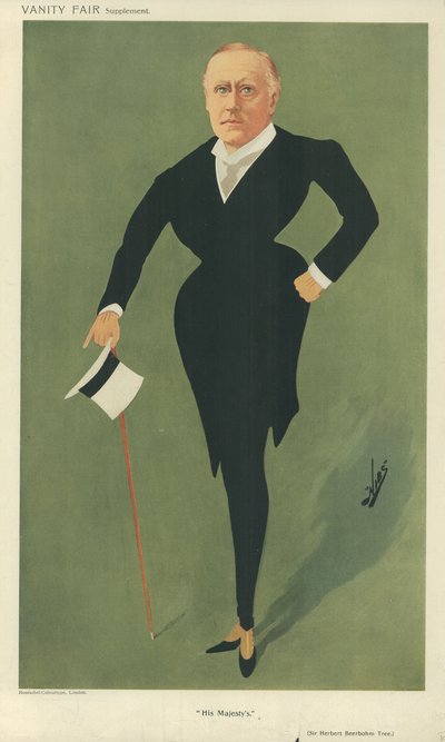 Sir Herbert Beerbohm Tree by English School