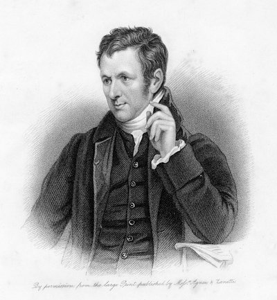 Sir Humphrey Davy, Engraved by Samuel Freeman by English School