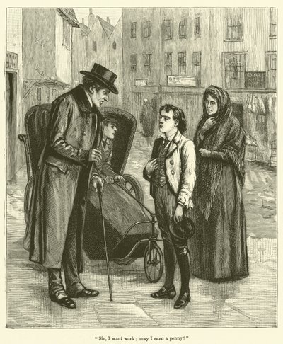 Sir, I Want Work; May I Earn a Penny? by English School
