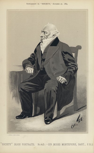 Sir Moses Montefiore by English School