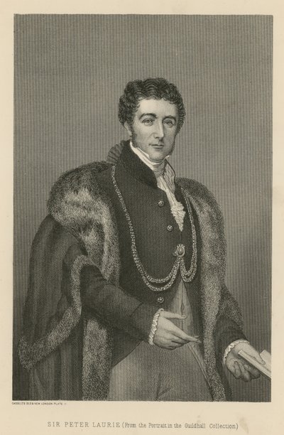 Sir Peter Laurie, Lord Mayor of London by English School