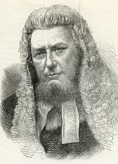 Sir Richard Paul Amphlett from The illustrated London News 7th February, 1874 by English School