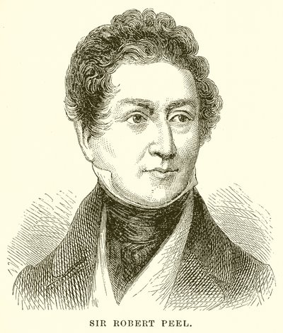 Sir Robert Peel by English School