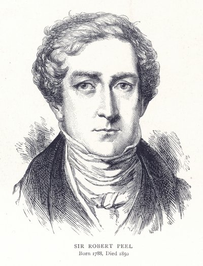 Sir Robert Peel by English School