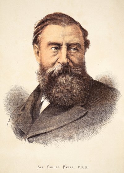 Sir Samuel Baker, illustration from The Pictorial Edition of the Life and Discoveries of David Livingstone by J. Ewing Richie by English School