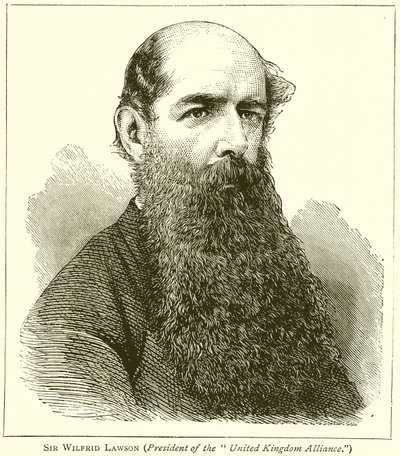 Sir Wilfrid Lawson (President of the United Kingdom Alliance) by English School