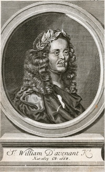 Sir William Davenant by English School
