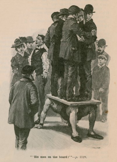 Six Men on Board by English School