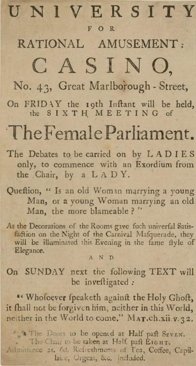 Sixth meeting of the Female Parliament by English School